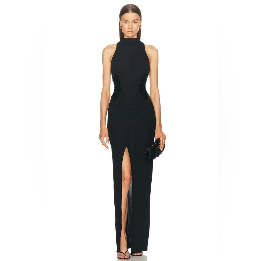 Black Sleeveless Cut Out Dress Cult Gaia